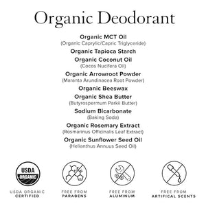 Organic  Deodorant Aluminum Free