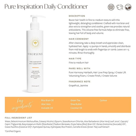 Natural Daily Conditioner by INNERSENSE Organic Beauty