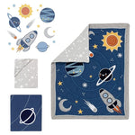 Milky Way Space Galaxy Baby Crib Bedding Set by Lambs & Ivy